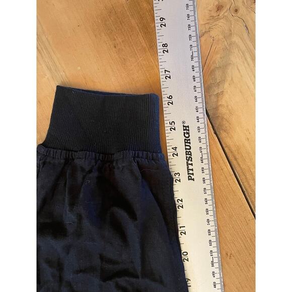 NWT! Risen L.A. womens black drawstring jogger pants. Medium. Linen Blend. - Picture 8 of 8